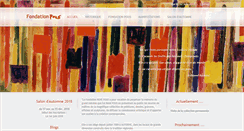 Desktop Screenshot of fondationpous.org